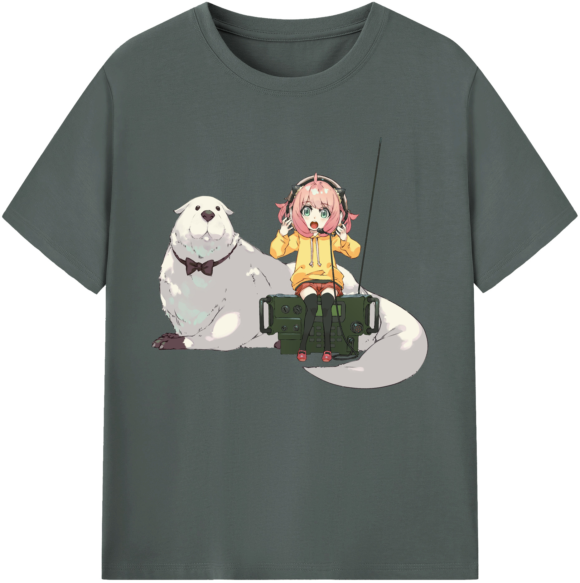 （画像用） SPY×FAMILY间谍家家酒 綿100％ メンズ半袖Tシャツ｜肌触りやわらか＆通気性